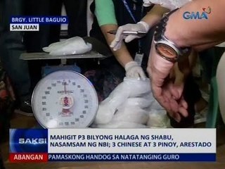 Mahigit P3-B halaga ng shabu, nasamsam ng NBI