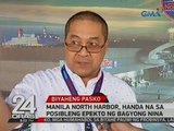 Manila North Harbor, handa na sa posibleng epekto ng Bagyong Nina