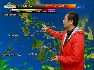UH: Weather update as of 7:25 a.m. (Dec. 23, 2016)