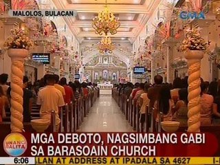 UB: Mga deboto, nag Simbang Gabi sa Barasoain Church