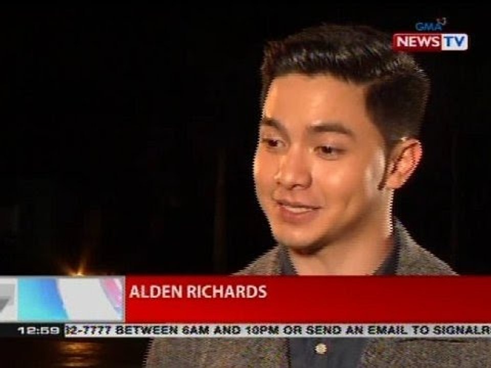 BT: Alden Richards, nag-shoot ng kanyang 'Say it Again' music video