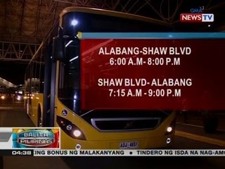 BP: Bagong ruta ng P2P bus na mula Alabang patungong SHaw Blvd. at pabalik, inilunsad