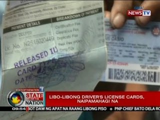 Libo-libong driver's license cards, naipamahagi na