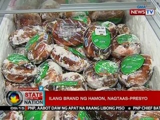 Ilang brand ng hamon, nagtaas-presyo