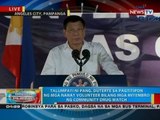 BP: Talumpati ni Pang. Duterte sa pagtitipon ng mga nanay volunteer