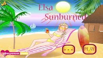Elsa Sunburned - Disney Princess Elsa Games for Kids