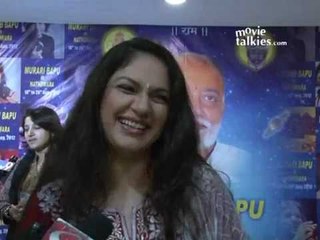 Gracy Singh At ISKCON Temple