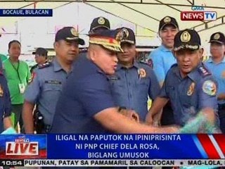 NTVL: Iligal na paputok na ipiniprisinta ni PNP Chief Bato Dela Rosa, biglang umusok