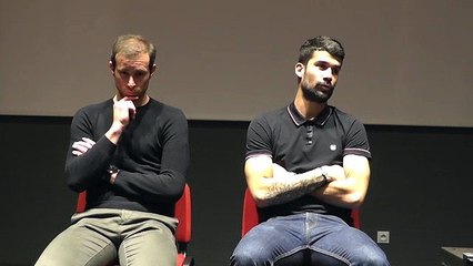 Présentation de Quentin Bernard devant les médias