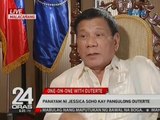 Panayam ni Jessica Soho kay Pangulong Duterte