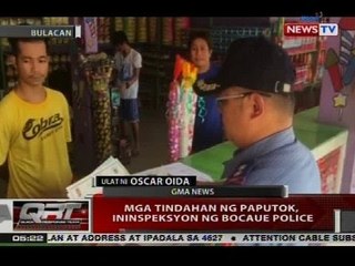 QRT: Mga tindahan ng paputok, ininspeksyon ng Bocaue Police