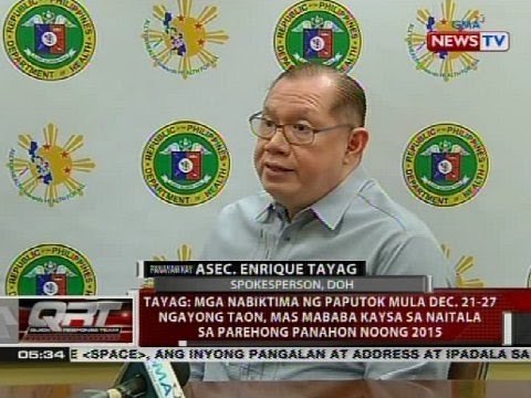 QRT: Panayam kay Asec. Enrique Tayag, Spokesperson, DOH