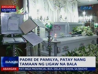 Padre de pamilya, patay nang tamaan ng ligaw na bala