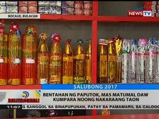 BT: Bentahan ng paputok, mas matumal daw kumpara noong nakaraang taon