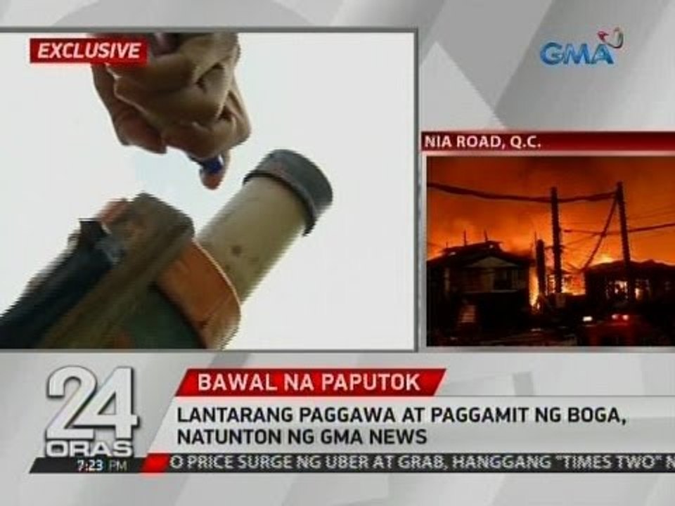 24 Oras: Lantarang paggawa at paggamit ng boga, natunton ng GMA News
