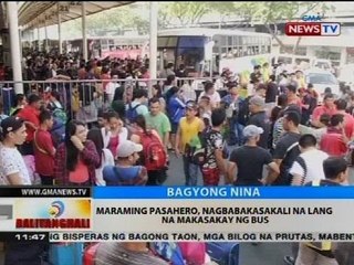 BT: Maraming pasahero, nagbabakasakali na lang na makasakay ng bus