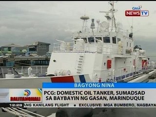 BT: PCG: Domestic oil tanker, sumadsad sa baybayin ng Gasan, Marinduque