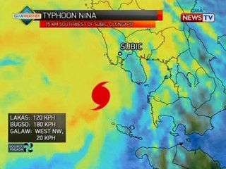 QRT: Bagyong Nina, walong beses nag-landfall sa bansa