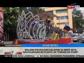 BT: Walong pelikulang kalahok sa MMFF 2016, nagtalbugan ng floats sa "Parade of Stars"
