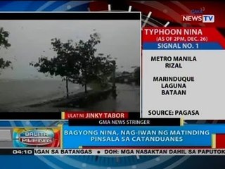 Download Video: BP: Bagyong Nina, nag-iwan ng matinding pinsala sa Catanduanes