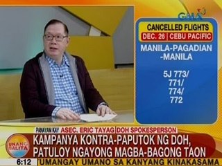 UB: Kampanya vs. paputok ng DOH, patuloy ngayong magba-Bagong Taon
