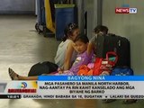 Mga pasahero sa Manila North Harbor, nag-aantay pa rin kahit kanselado ang mga biyahe ng barko