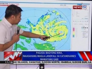 11 A.M. PAGASA Briefing on Typhoon Nina
