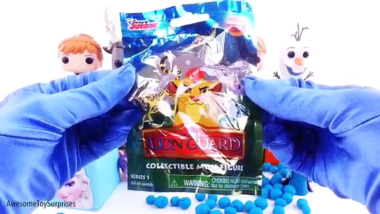 Disney Junior Frozen Play-Doh Surprise Eggs DIY Cubeez Dippin Dots M&Ms Learn Colors Episodes!