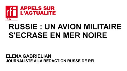 Russie : un avion militaire s'écrase