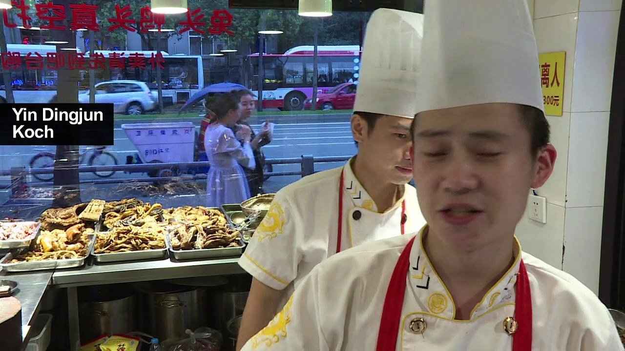 Chinesen lassen sich Kaninchenhirn schmecken