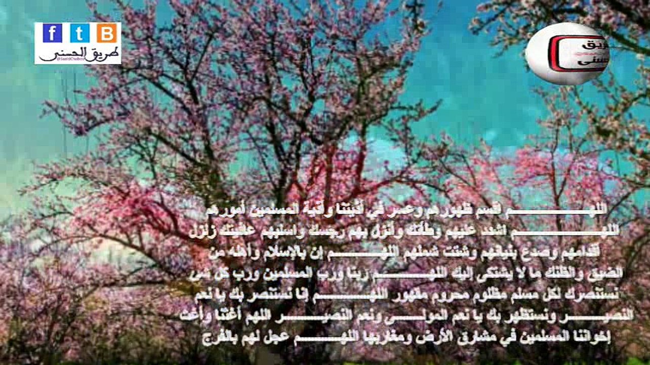حلب تباد~ دعاء الشيخ محمد بن المختار الشنقيطي مع المسلمين.