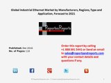 Industrial Ethernet Market 2016 Booming Global Industry Trends, Growth Rate and Forecasts to 2021