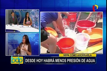Sunass: importantes recomendaciones para ahorrar agua en casa