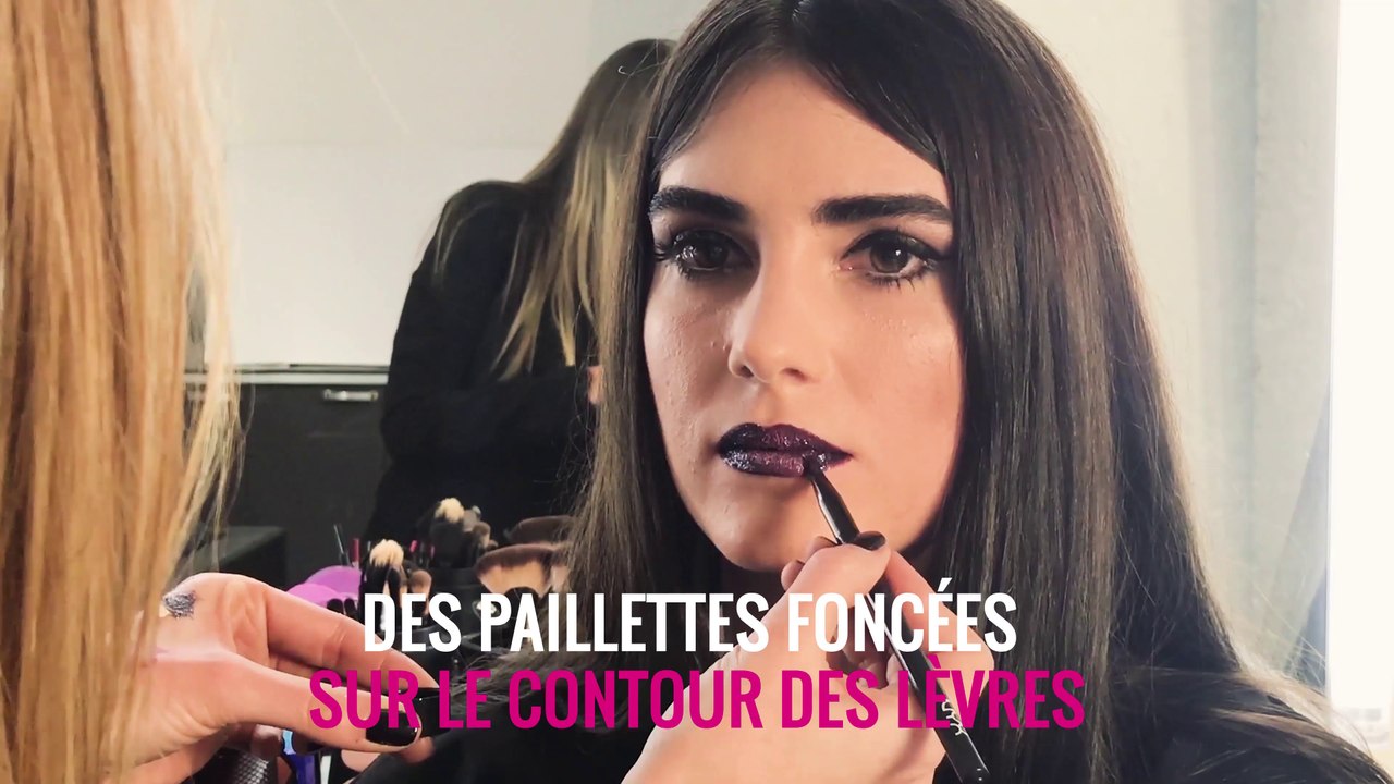 Comment réaliser une bouche glitter ?