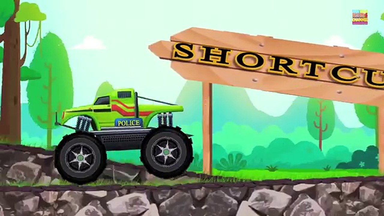 scary monster truck | Halloween vehicles | videos for kids