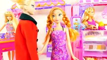 Disney Frozen Elsa Picks One Direction Harry Styles or Justin Bieber Play Doh Barbie Doll Episodes