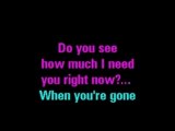 When You're Gone- Avril Lavigne -