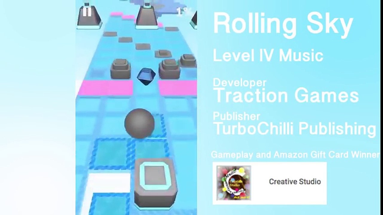Rolling Sky Level 4 100% Complete All Gems