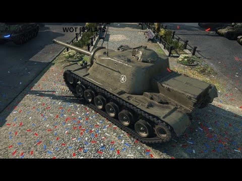 T110E3 10K DAMAGE  ACE TANKER STEEL WALL SPARTAN