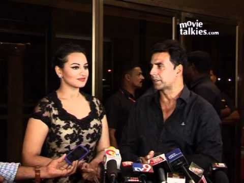 Akshay Kumar And Sonakshi Sinha At 'Rowdy Rathore' Success Bash
