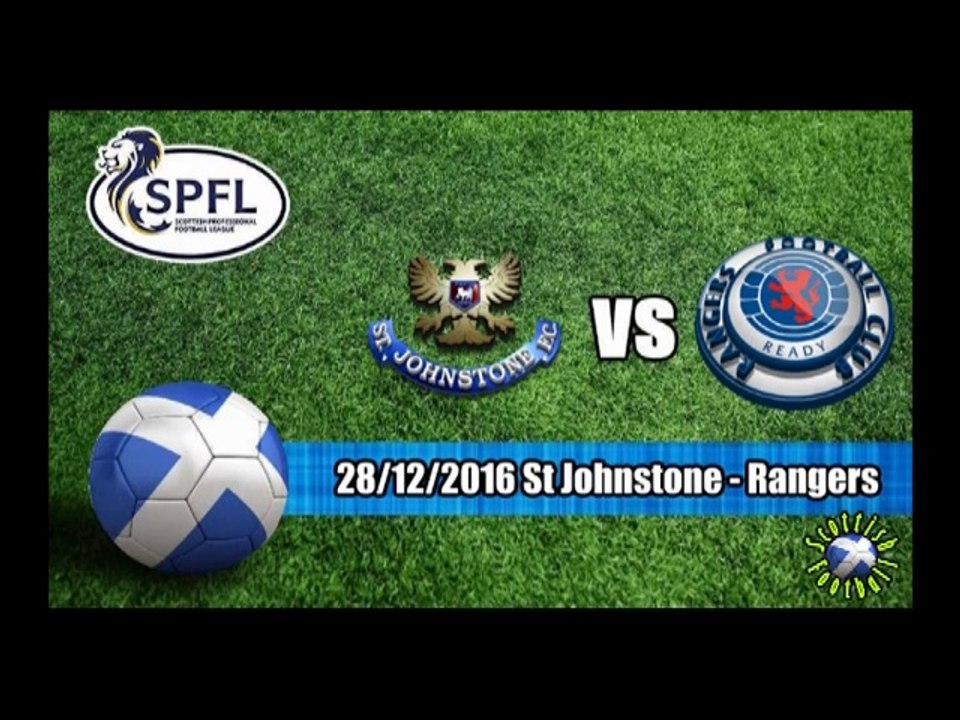 28 12 2016 St Johnstone - Rangers 1-1 Highlights Scottish Premiership