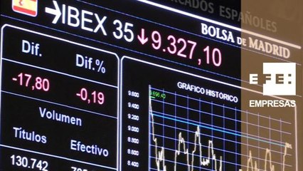 El Ibex 35 pierde un 0,19% pero mantiene los 9.300 puntos