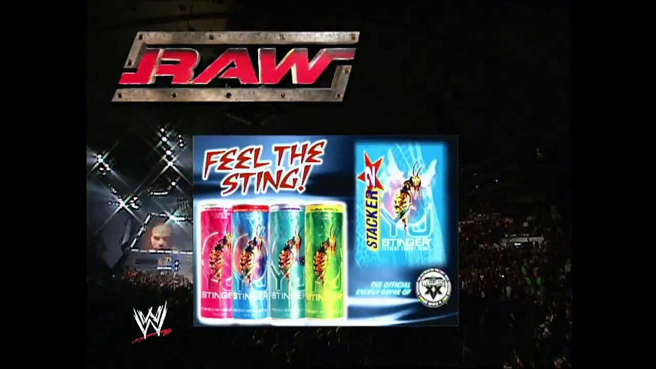 Scott Steiner With Stacy Keibler vs Rob Van Dam Intercontinental Title Match Raw 10.13.2003