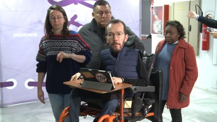 Echenique también apuesta por la paz en Podemos