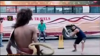 Siya Ke Ram - Ram Play Cricket On the Set Must Watch The Masti Behind The Camera