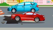 The Tow Truck and Car Service - Car Race Cartoon for kids - Cars & Trucks Cartoons Episode 32