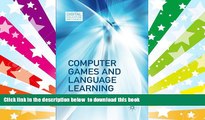 BEST PDF  Computer Games and Language Learning (Digital Education and Learning) BOOK ONLINE