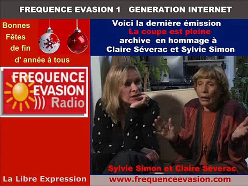 LA COUPE EST PLEINE - Claire Séverac sur Fréquence Evasion.