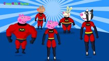 Peppa Pig Cartoon & Incredibles Cartoon Mix Finger Family Nursery Rhymes Finger Family Songs