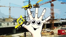 CONSTRUCTION VEHICLES Finger Family ★ Surprise Eggs filled with Trucks & more! Nursery Rhyme